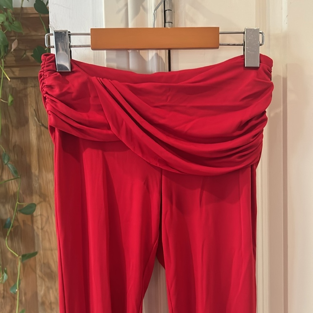 🎀NEW SSENSE BLUMARINE DRAPED LEGGINGS WOMEN'S 0 - Picture 5 of 14